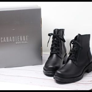 La Canadienne women’s Goldie Military Leather